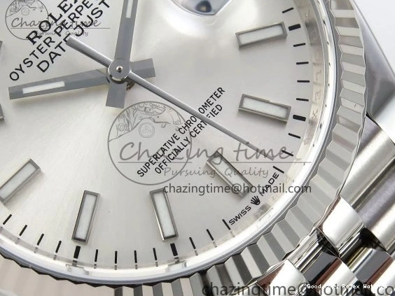 Best AAA Replica Sites Silver 1:1 Steel APF Youthful 904L VR on 126234 Edition 36 DateJust Sitck Best Bracelet Jubilee 1579 SS Dial 0101